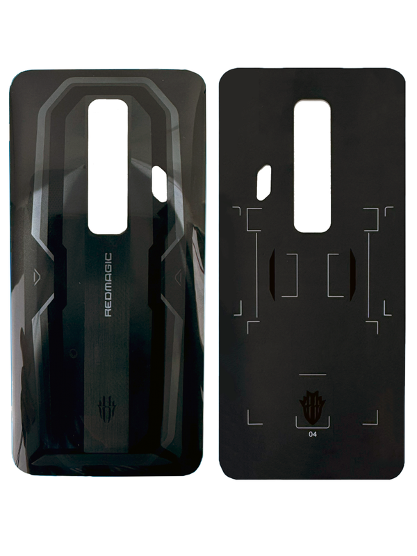 Задняя крышка для ZTE Nubia Red Magic 7 NX679J черная (Black) без стекла камеры