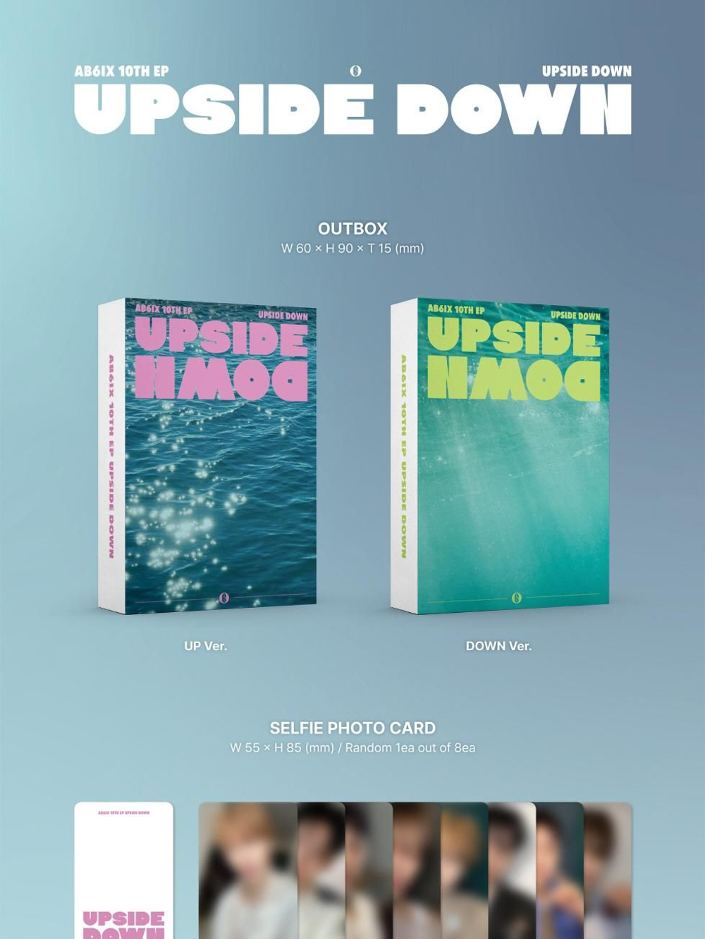 Альбом AB6IX - UPSIDE DOWN 10th EP Album KIWEE 2 Version SET