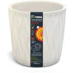 Горшок для цветов с дренажной вставкой Desert 6,1л (d217, h211мм)(молочный)