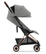 Прогулочная коляска Cybex Coya Mirage Grey с дождевиком и бампером/Rosegold 522005603