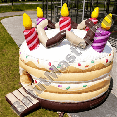 Коммерческий надувной батут "Торт"