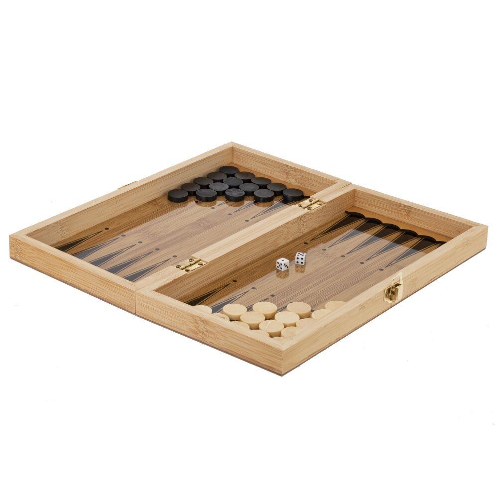 GAEM Игра настольная 3 в 1 (шахматы, шашки, нарды), L29 W15 H4,5 см