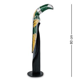 Decor and Gift 23-005-02 Статуэтка «Тукан» дерево+стекл.мозаика 80 см