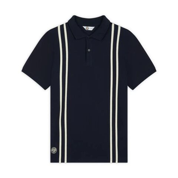 Мужское теннисное поло Roland Garros Heritage Polo Shirt - navy blue