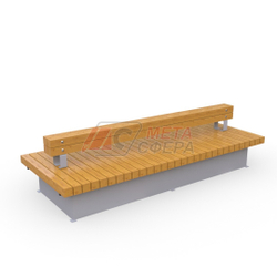 Скамейка Wood 300х120х80
