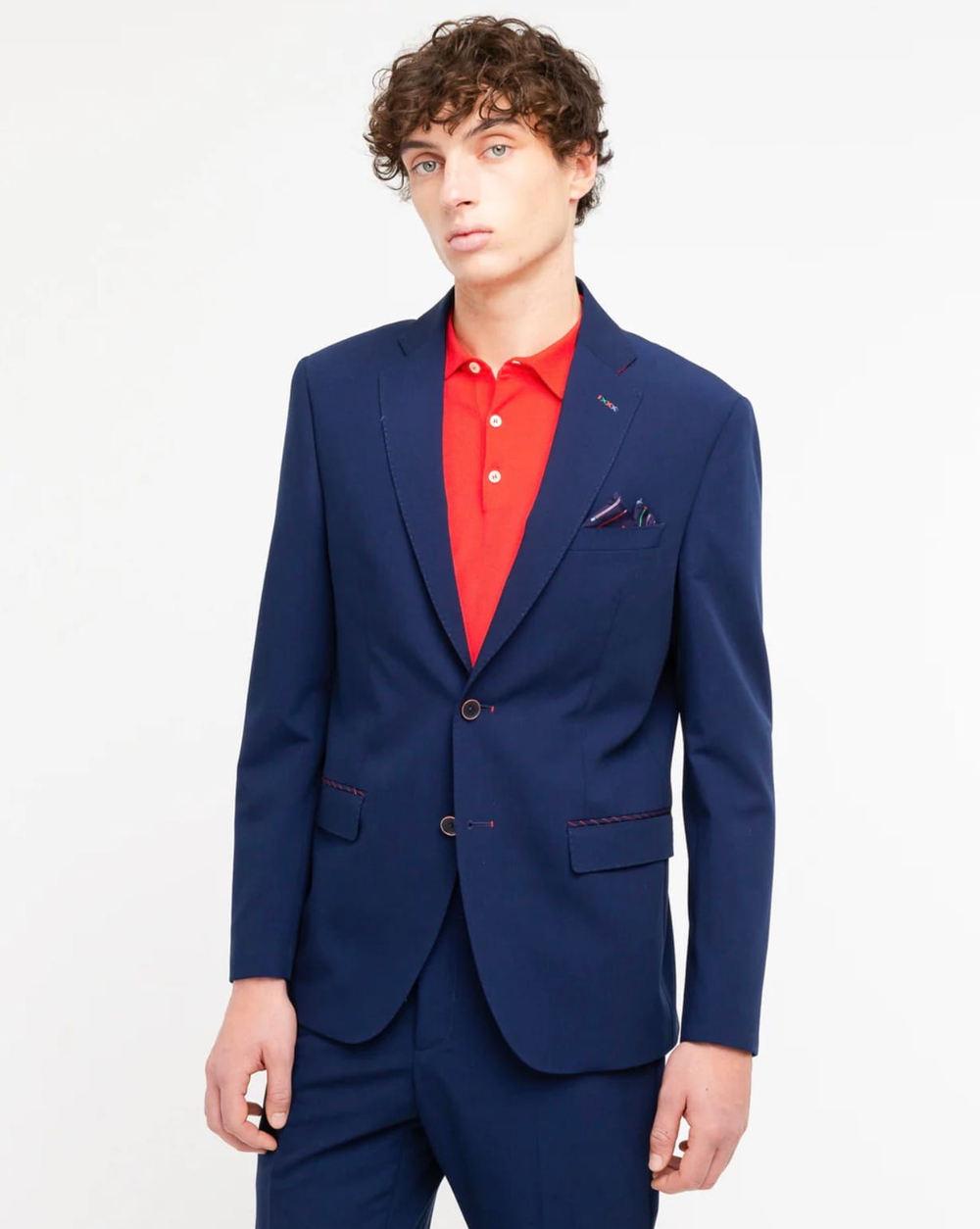 Мужской костюм двойка (синий) Б82