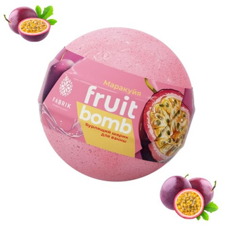 Fruit Bomb Маракуйя Fabrik cosmetology Шарик бурлящий для ванны