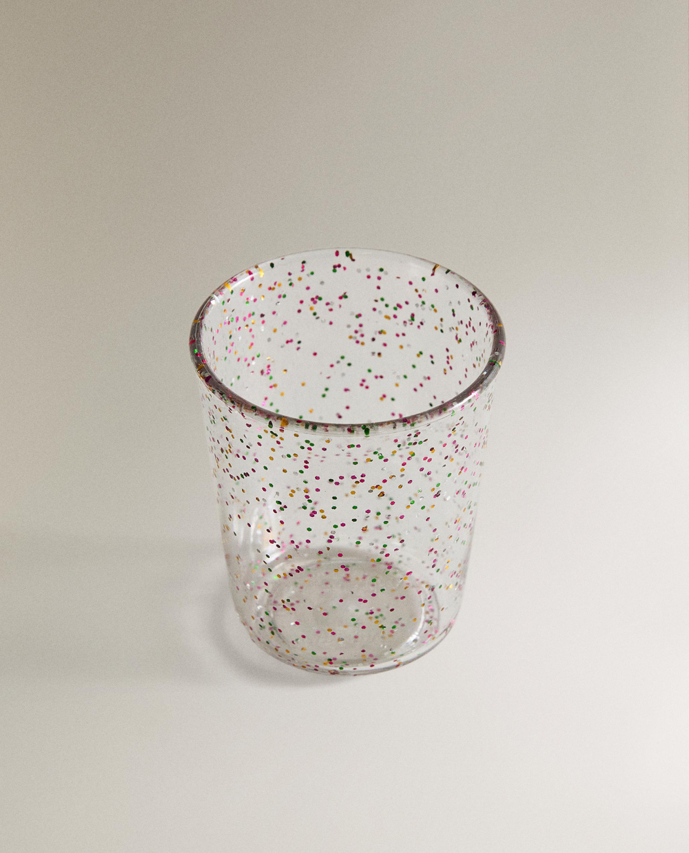 Zara Home стакан из пластика, цвет прозрачный, 8.2 см