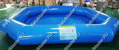 Квадратный надувной бассейн «Одноцветный» 3*3*0,5 м