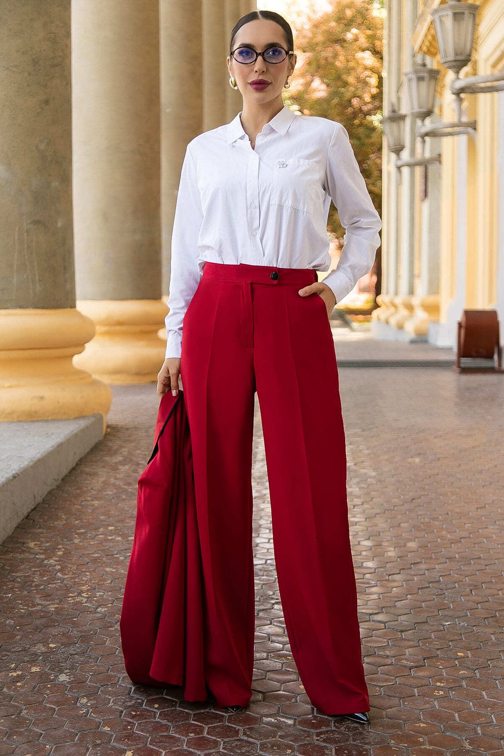 Брюки Брайн (бордо) Б14107-33М LT Collection