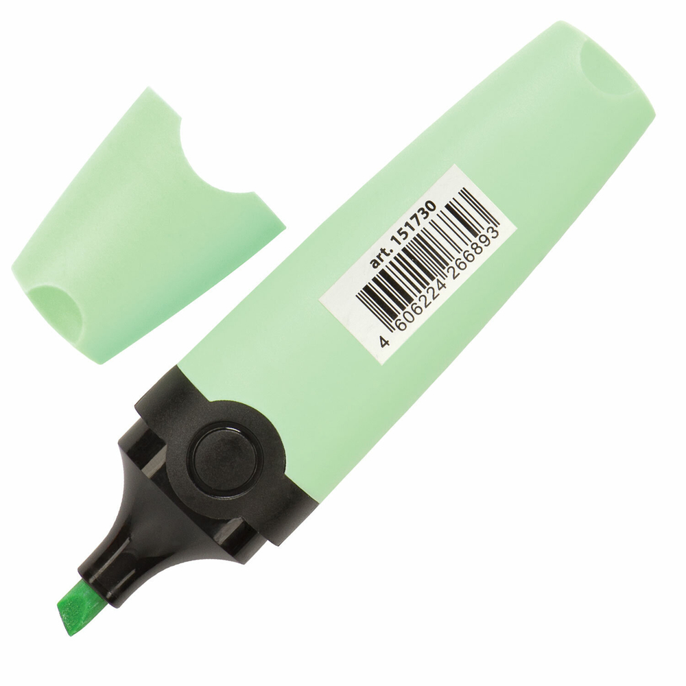 Текстовыделитель BRAUBERG "DELTA PASTEL" МЯТА линия 1-5 мм (24 штуки в упаковке)