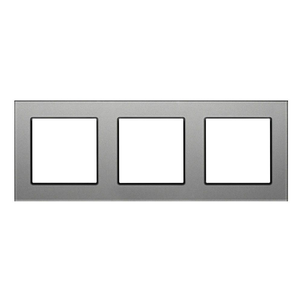 Рамка стеклянная FRM-GLARE-GS-3-GR (Arlight, -) 043801