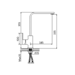 Смеситель для кухни Oute T402 T40213BH