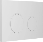 Кнопка смыва для инсталляции Aquanet AQ-PRO-02W белый