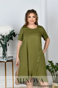 Платье 8559-хаки Minova
