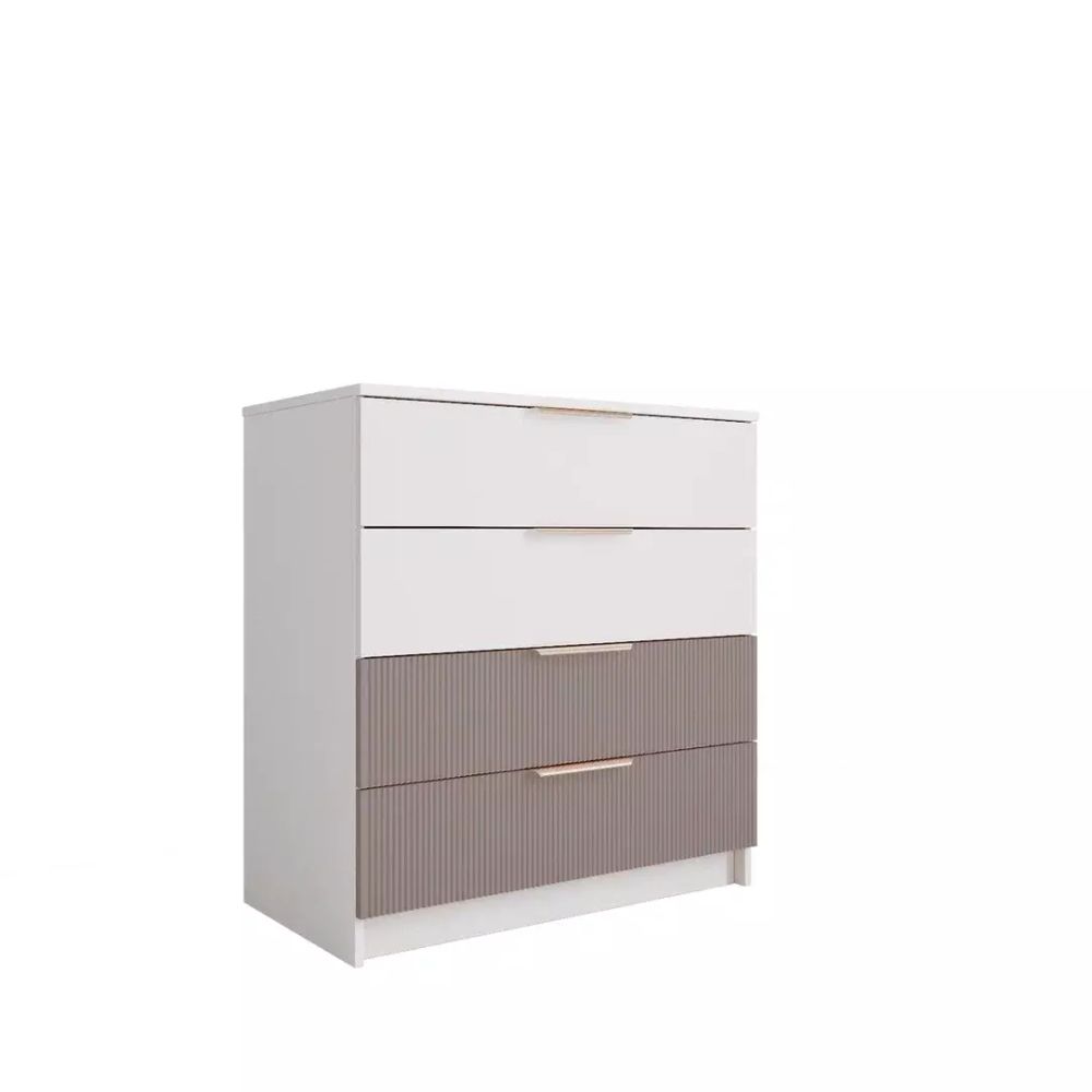 Комод «Лавис» КМД 800.1 (белый/белый софт), ЛДСП/МДФ, ДСВ Мебель