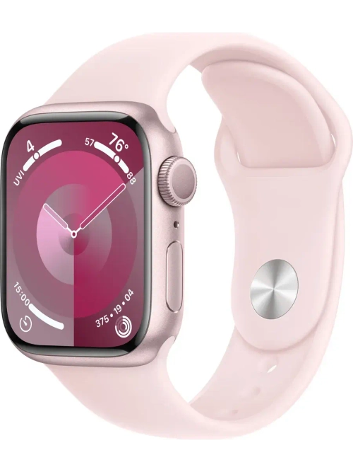 Apple Watch Series 9 45мм Pink/Light Pink Sport Band