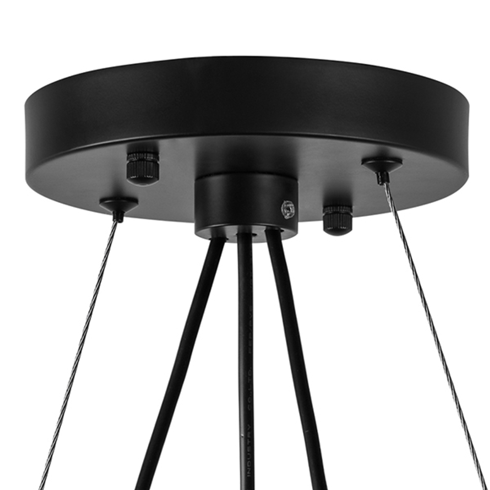 815390 Люстра CROCO 9х40W E14 ЧЕРНЫЙ МАТОВЫЙ