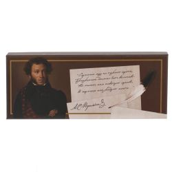 GAEM Набор подарочный: ручка перьевая, 5 наконечников, чернильница, L28 W11,5 H3,5 см