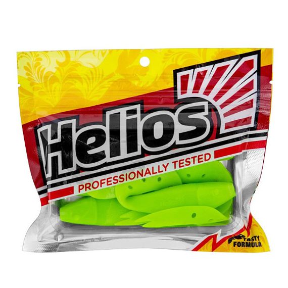 Твистер Helios Kasandra 4&quot;29/10,9см Lime 5шт. (HS-34-008)