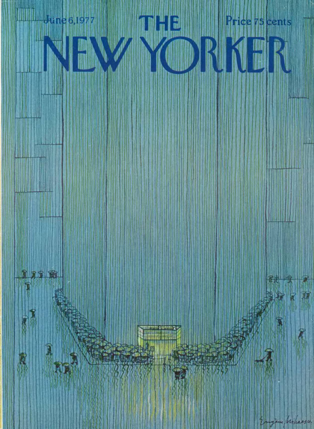 Журнал The New Yorker 06-06-1977, обложка