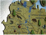 Декоративная карта России