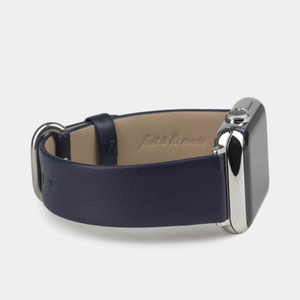 Ремешок кожаный для Apple Watch 40/41mm Classic синего цвета