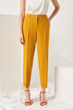 3966 Брюки женские (горчичный)