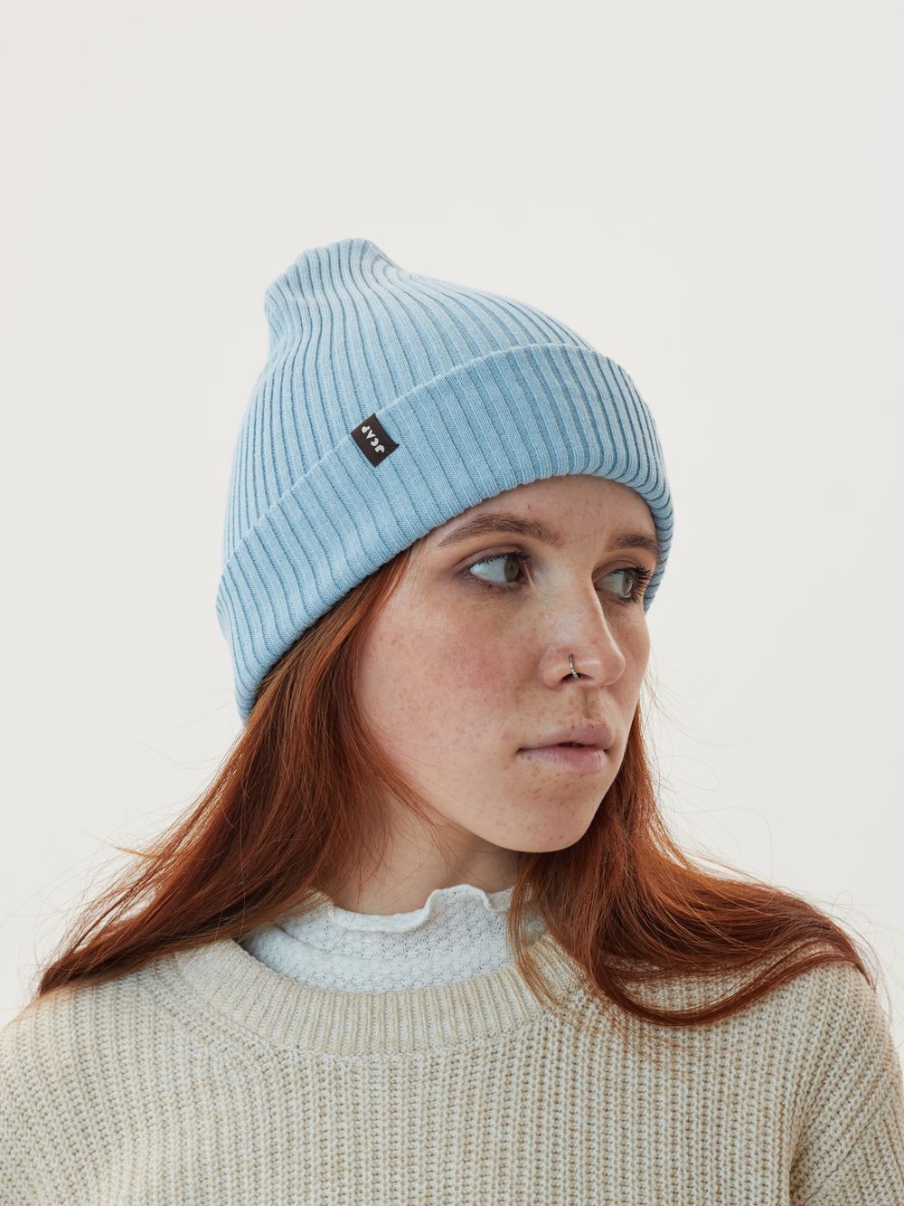 Шапка вязаная весенняя/осенняя МУЛА (Ниагара)