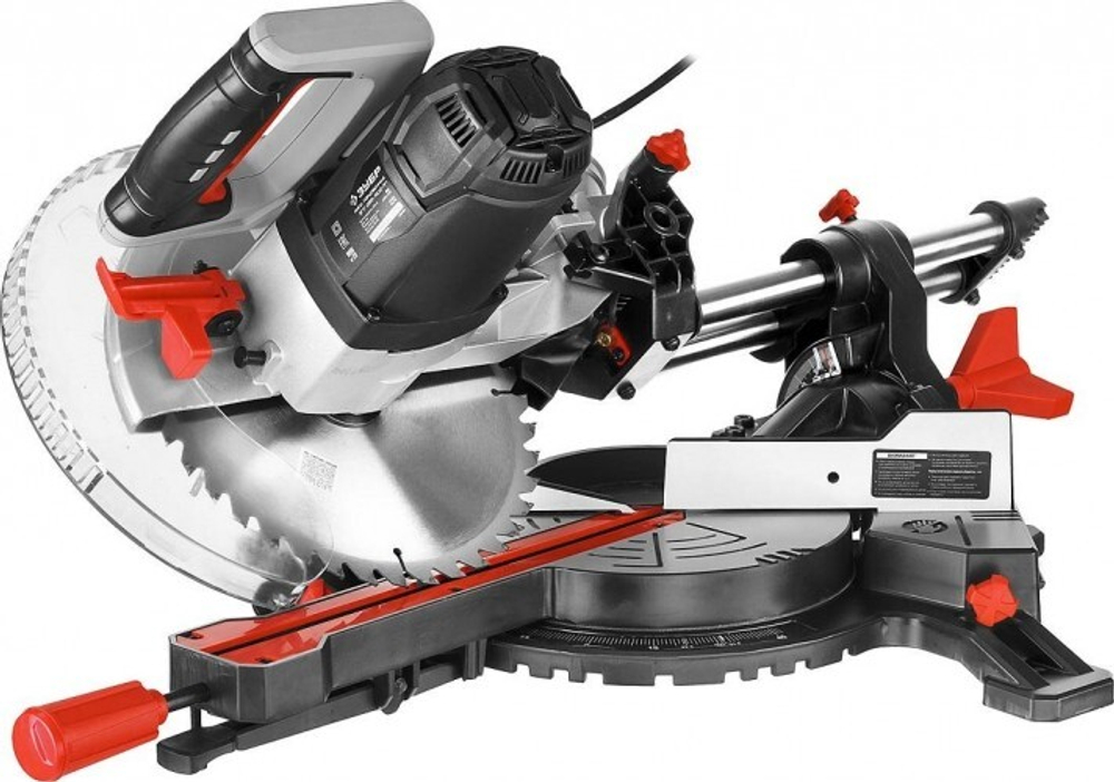 Пила торцовочная сетевая ЗУБР ППТ-255 с протяжкой Профессионал ППТ-255-П