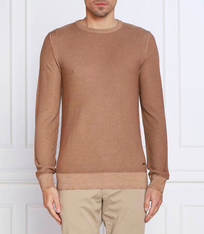 Хлопковый свитер Joop! - светло-коричневый(30032472)