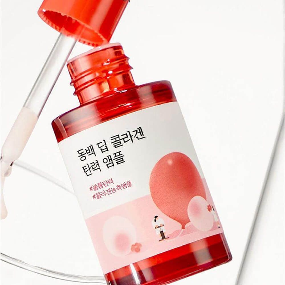 Укрепляющая коллагеновая ампула с камелией Round Lab Camellia Deep Collagen Firming Ampoule 30 мл
