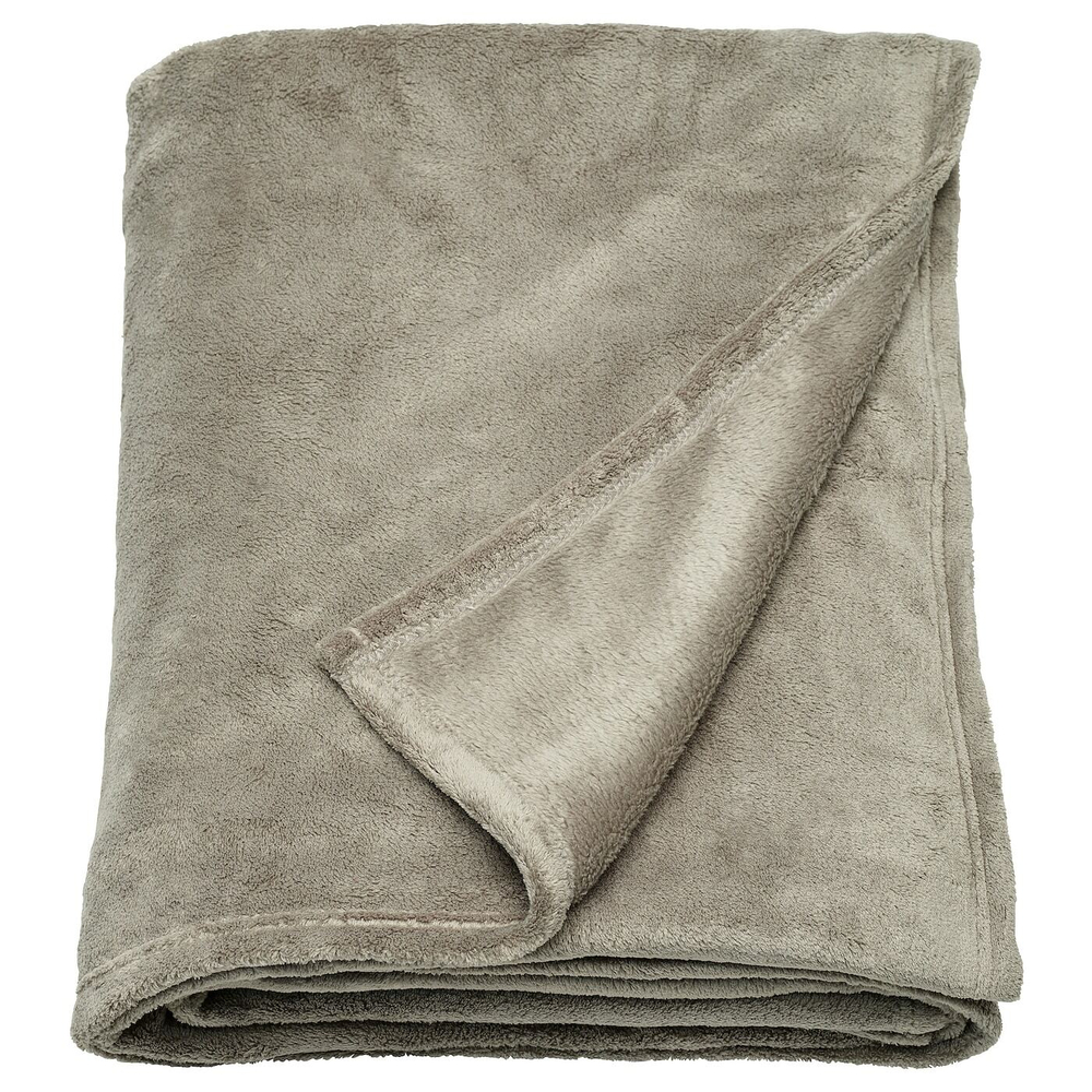 IKEA TRATTVIVA  (ИКЕА ТРАТТВИВА)  -  Покрывало, светло-серо-зеленое, 150x250 см