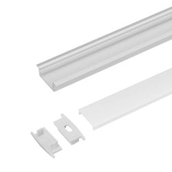 Профиль с экраном ARH-WIDE-F-H10-2000 ANOD+OPAL (Arlight, Алюминий) 036769