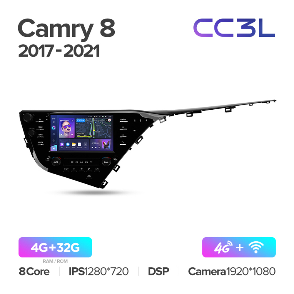 Teyes CC3L 9"для Toyota Camry 2017-2021
