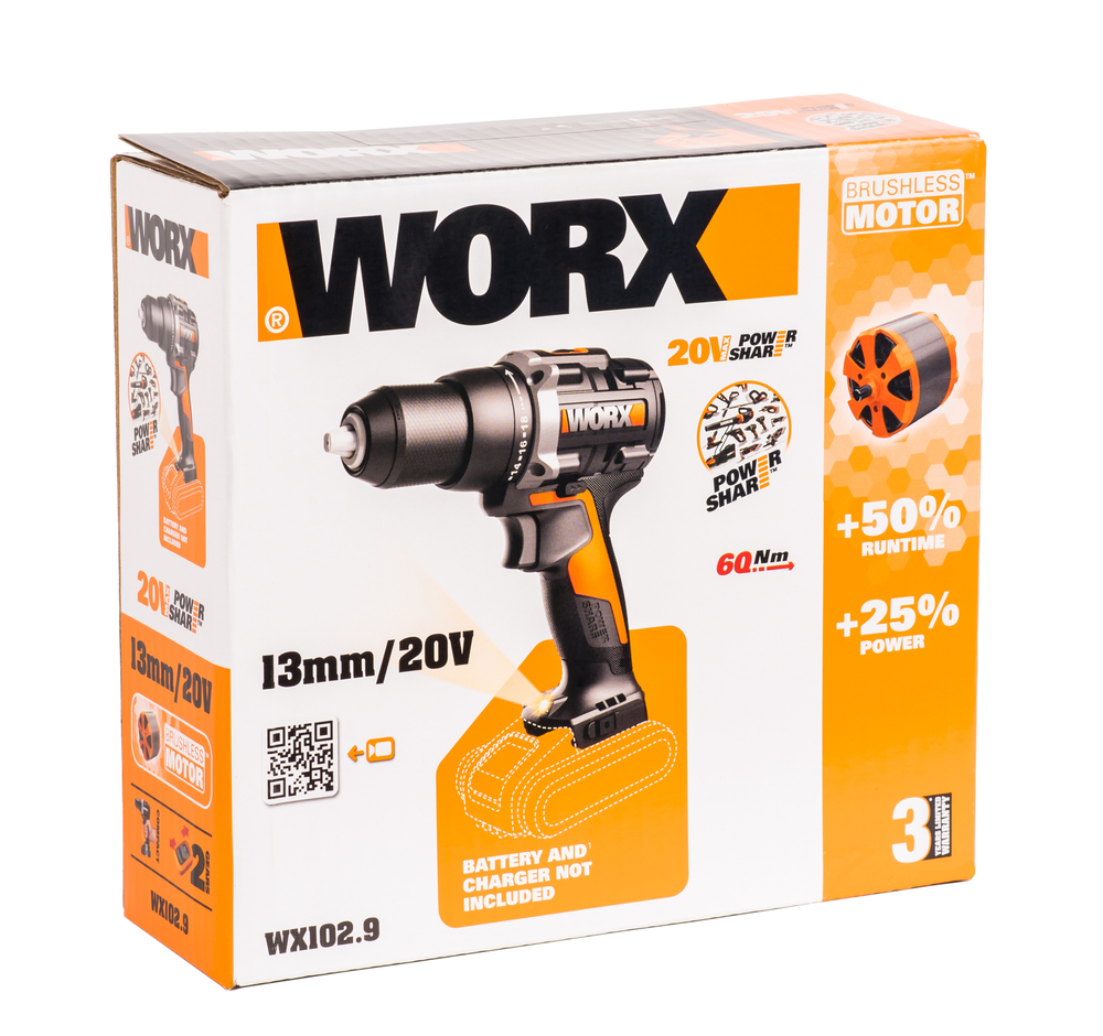 Дрель-шуруповерт аккумуляторная WORX WX102