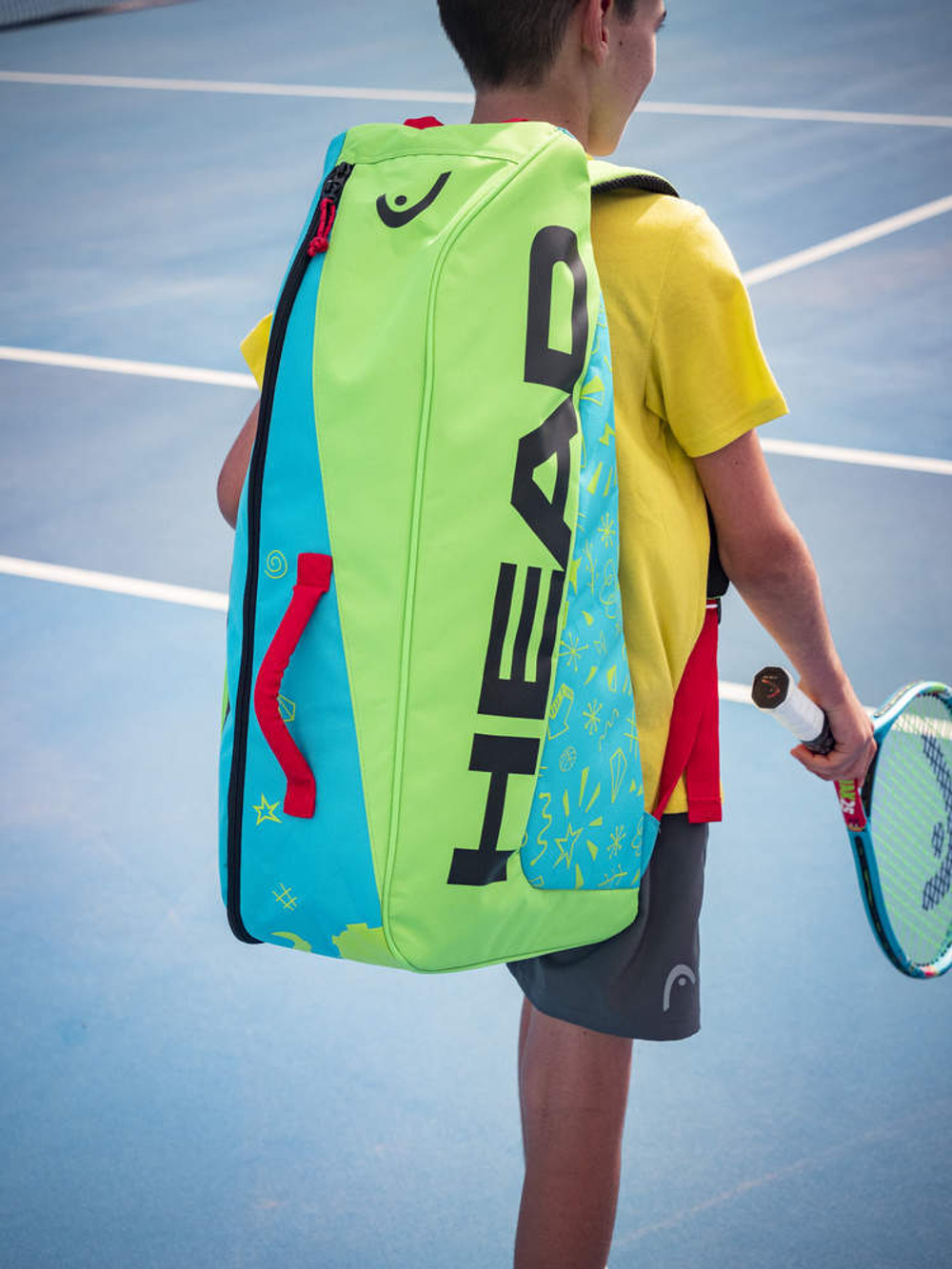 Сумка теннисная Head Junior Combi Novak - blue/green