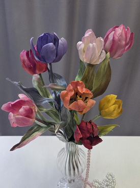 Тюльпан. Искусство формы и пластики. Очный мастер-класс в студии Silk Blossom