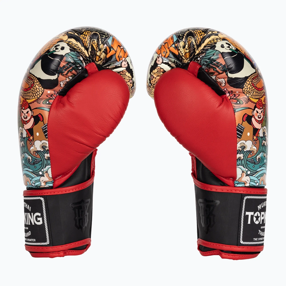 Боксёрские перчатки Top King Boxing Culture black/red TKBGCT-SL-2C3