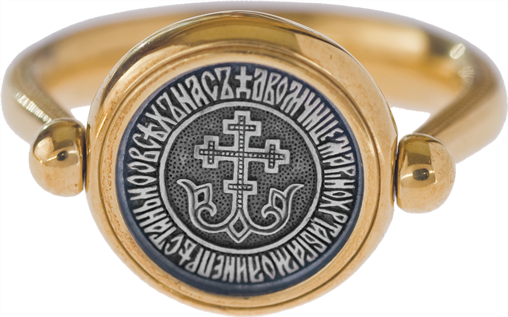 Перстень с иконой «СВЯТАЯ ВЕЛИКОМУЧЕНИЦА МАРИНА»