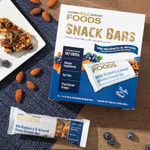 California Gold Nutrition, Foods, жевательные батончики-мюсли с дикой голубикой и миндалем, 12 шт. по 40 г (1,4 унции)