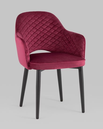 Стул Венера диамант NEW, велюр бордовый NP