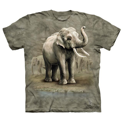 Футболка Mountain с изображением слонов - Asian Elephants
