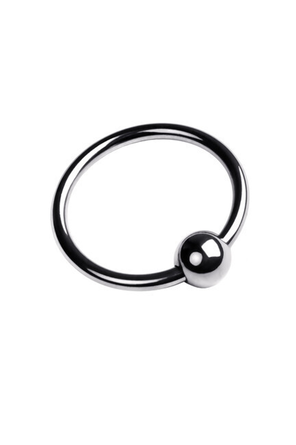 Стимулирующее кольцо на головку пениса (малое) (Цвет: Серебристый)