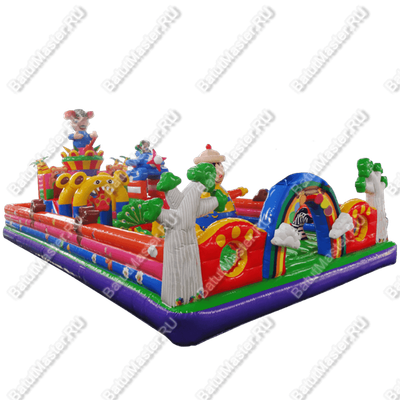 Коммерческий надувной батут "Цирк шапито"