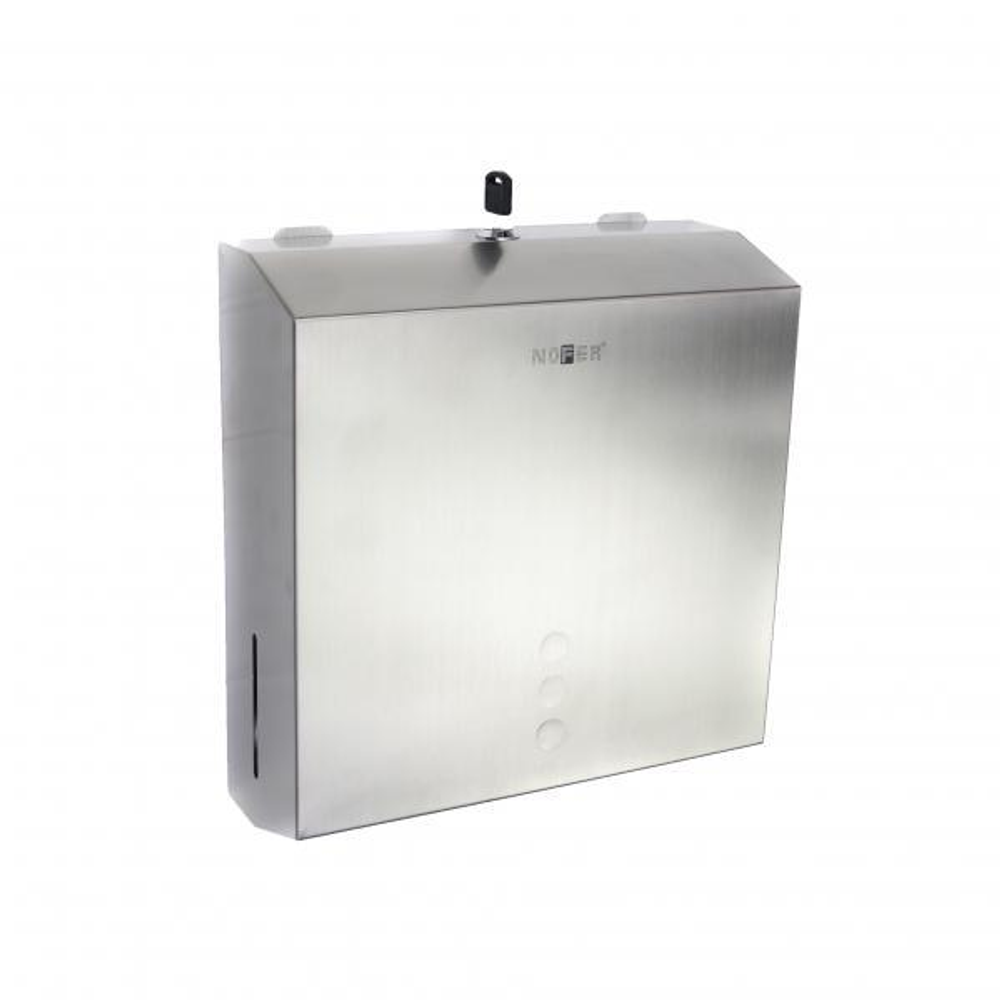 Диспенсер бумажных полотенец нерж. сталь TISSUE 04006.S матовый