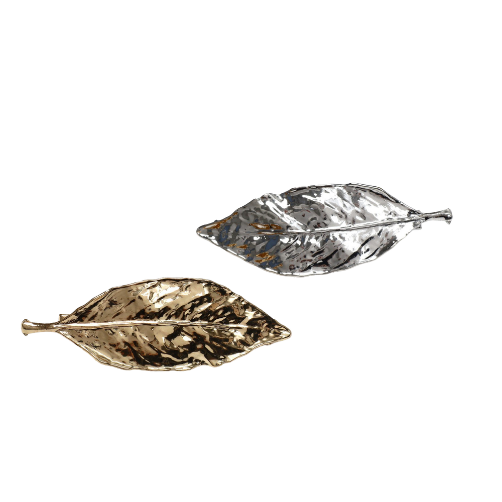 Зажимы для волос Листики, 1шт