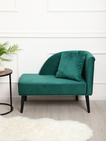 Кушетка Berger зеленый/венге