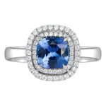 Кольцо с Сапфиром и Бриллиантами, R0070-73/1