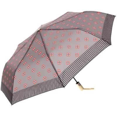 Зонт женский полуавтомат «Канада», микс 6 цветов, 8 спиц, d-100см, длина в слож. виде 30см